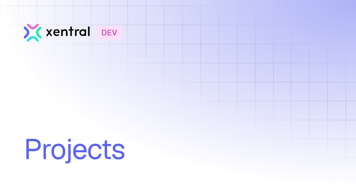 Projects | Dokumentation | Xentral Docs